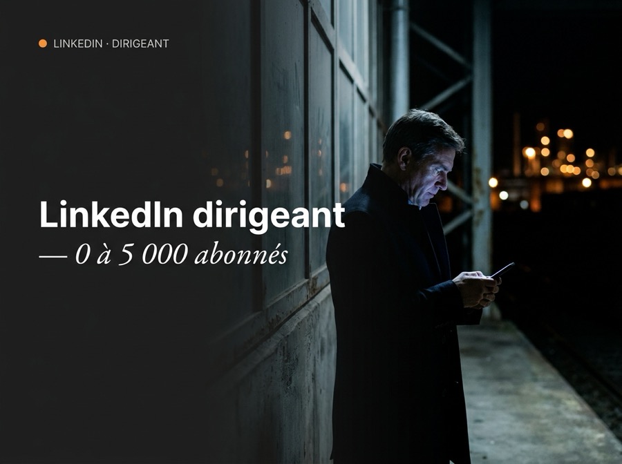 Dirigeant industriel sur LinkedIn : de 200 à 5 000 abonnés en 6 mois